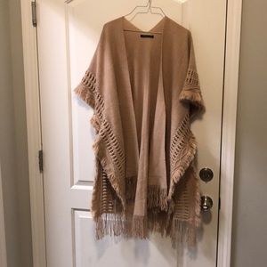 Knit Shawl Poncho one Size